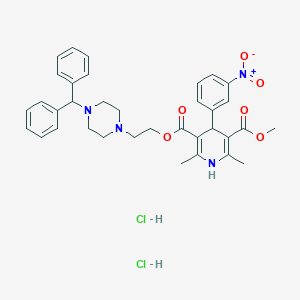 molecular formula C35H40Cl2N4O6 B190207 Manidipine dihydrochloride CAS No. 126229-12-7