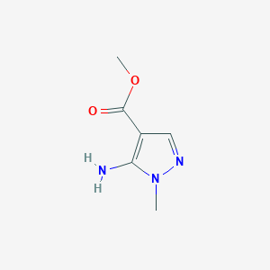 molecular formula C6H9N3O2 B190213 Methyl 5-amino-1-methyl-1H-pyrazole-4-carboxylate CAS No. 110860-60-1