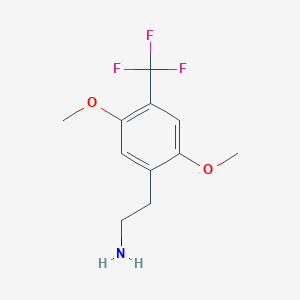 molecular formula C11H14F3NO2 B190214 2,5-二甲氧基-4-(三氟甲基)苯乙胺 CAS No. 159277-08-4