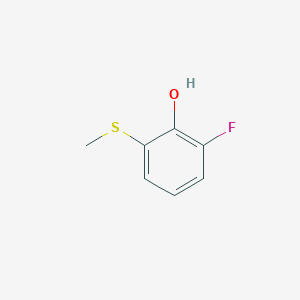 molecular formula C7H7FOS B190215 2-Fluoro-6-(methylthio)phenol CAS No. 197149-26-1