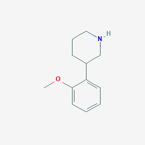 molecular formula C12H17NO B190217 3-(2-Methoxyphenyl)piperidine CAS No. 19737-63-4