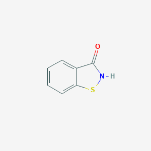 molecular formula C7H5NOS B019022 1,2-benzisothiazol-3(2H)-one CAS No. 2634-33-5