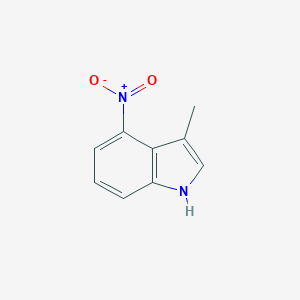 molecular formula C9H8N2O2 B190225 3-甲基-4-硝基-1H-吲哚 CAS No. 134271-94-6