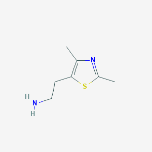 molecular formula C7H12N2S B190232 2-(2,4-Dimethylthiazol-5-yl)ethanamine CAS No. 142437-68-1