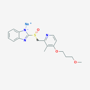 molecular formula C18H20N3NaO3S B190233 Dexrabeprazole sodium CAS No. 171440-18-9