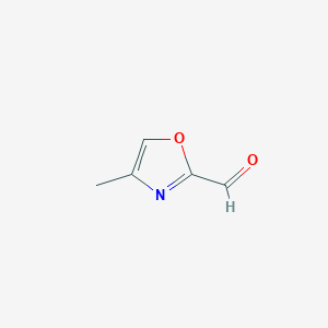 molecular formula C5H5NO2 B190235 4-Methyl-1,3-oxazole-2-carbaldehyde CAS No. 159015-07-3