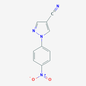 B190241 1-(4-nitrophenyl)-1H-pyrazole-4-carbonitrile CAS No. 102539-56-0