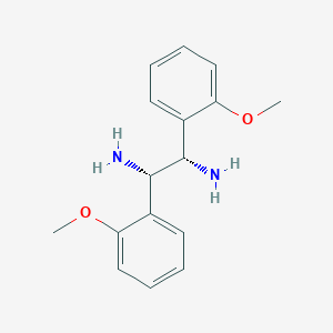 molecular formula C16H20N2O2 B190254 (1S,2S)-1,2-Bis(2-methoxyphenyl)ethane-1,2-diamine CAS No. 148240-65-7
