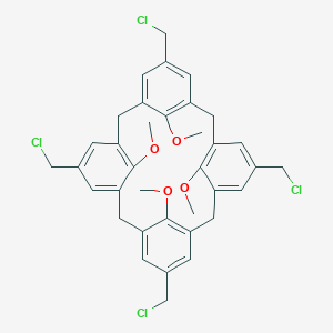 molecular formula C36H36Cl4O4 B190258 p-Chloromethyl-methoxy-calix[4]arene CAS No. 139934-98-8