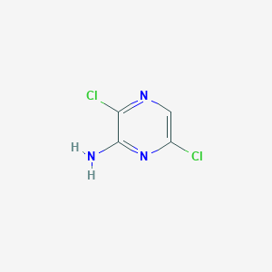 molecular formula C4H3Cl2N3 B190259 3,6-Dichloropyrazin-2-amine CAS No. 14399-37-2