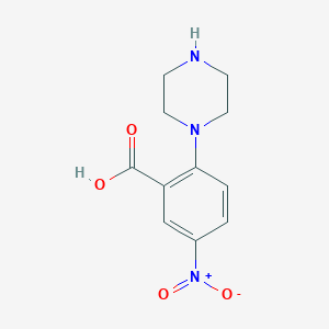 molecular formula C11H13N3O4 B190261 5-nitro-2-piperazin-1-yl-benzoic Acid CAS No. 168123-39-5