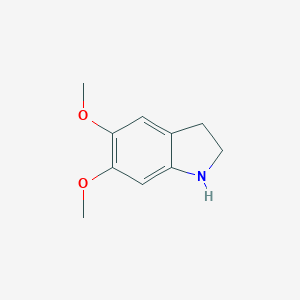 molecular formula C10H13NO2 B190262 5,6-二甲氧基吲哚 CAS No. 15937-07-2