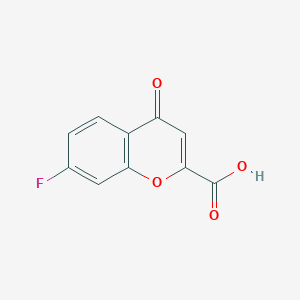 molecular formula C10H5FO4 B190264 7-Fluoro-4-oxo-4H-chromene-2-carboxylic acid CAS No. 128942-39-2