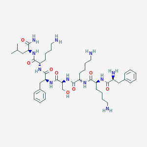 molecular formula C45H73N11O8 B190265 Fkksfkl-NH2 