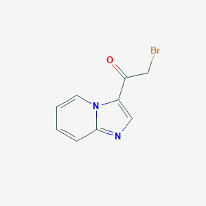molecular formula C9H7BrN2O B190269 2-Bromo-1-{imidazo[1,2-a]pyridin-3-yl}ethan-1-one CAS No. 113559-18-5