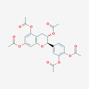 molecular formula C25H24O11 B190281 Catechin pentaacetate CAS No. 16198-01-9