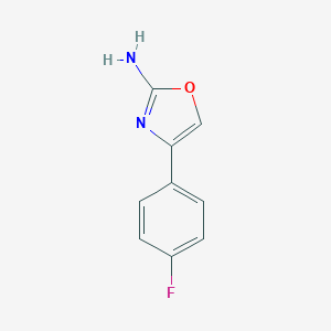 molecular formula C9H7FN2O B190283 4-(4-Fluorophenyl)oxazol-2-amine CAS No. 157429-08-8