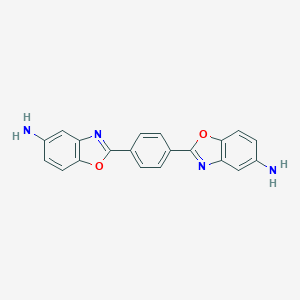 molecular formula C20H14N4O2 B190285 2-[4-(5-Amino-1,3-benzoxazol-2-yl)phenyl]-1,3-benzoxazol-5-amine CAS No. 13752-53-9