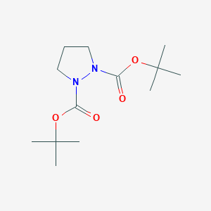 molecular formula C13H24N2O4 B190287 Di-tert-butyl pyrazolidine-1,2-dicarboxylate CAS No. 146605-64-3