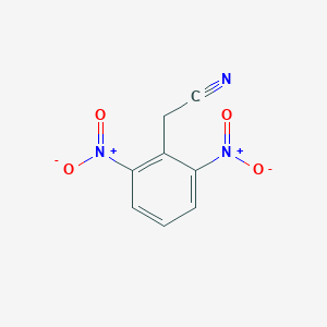 molecular formula C8H5N3O4 B190301 2-(2,6-Dinitrophenyl)acetonitrile CAS No. 155593-11-6