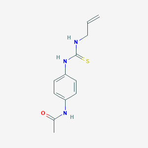 molecular formula C12H15N3OS B190303 1-(4-Acetamidophenyl)-3-allylthiourea CAS No. 17098-56-5