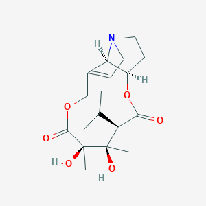 molecular formula C18H27NO6 B190315 Trichodesmine CAS No. 548-90-3