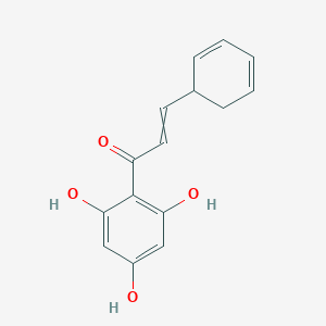3-(Cyclohexa-2,4-dien-1-YL)-1-(2,4,6-trihydroxyphenyl)prop-2-EN-1-one