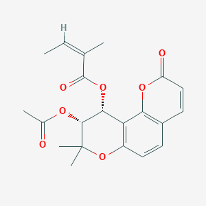 molecular formula C21H22O7 B190337 Pteryxin CAS No. 13161-75-6