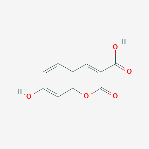 molecular formula C10H6O5 B190338 7-羟基香豆素-3-羧酸 CAS No. 779-27-1