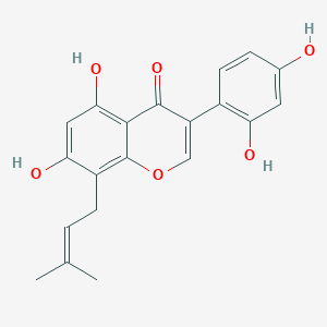 molecular formula C20H18O6 B190344 2,3-Dehydrokievitone CAS No. 74161-25-4