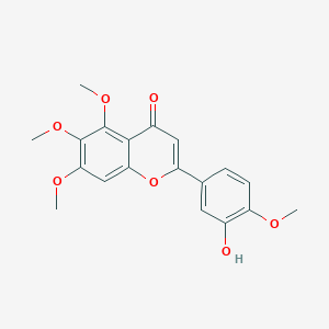 molecular formula C19H18O7 B190349 3'-羟基-5,6,7,4'-四甲氧基黄酮 CAS No. 21764-09-0