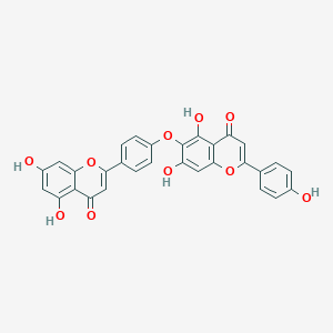 molecular formula C30H18O10 B190357 桧黄酮 CAS No. 19202-36-9