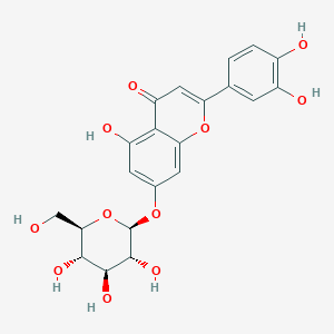 molecular formula C21H20O11 B190365 木犀草素 CAS No. 5373-11-5