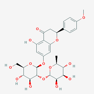 molecular formula C28H34O14 B190377 Isosakuranetin-7-neohesperidoside CAS No. 14941-08-3