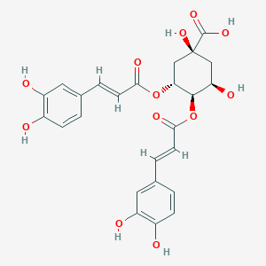 molecular formula C25H24O12 B190392 3,4-Dicaffeoylquinic acid CAS No. 14534-61-3