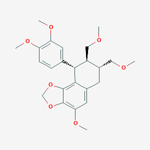 (7R,9S)-9-(3,4-Dimethoxyphenyl)-4-methoxy-7,8-bis(methoxymethyl)-6,7,8,9-tetrahydrobenzo[g][1,3]benzodioxole