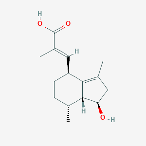 molecular formula C15H22O3 B190425 Hydroxyvalerenic Acid CAS No. 1619-16-5