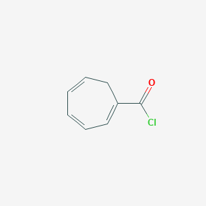 molecular formula C8H7ClO B019043 Cyclohepta-1,3,5-triene-1-carbonyl chloride CAS No. 103533-75-1