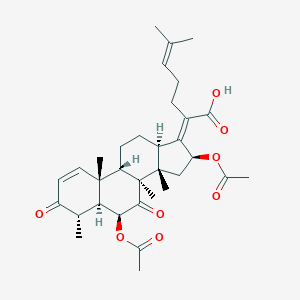 molecular formula C33H44O8 B190442 Helvolic acid CAS No. 29400-42-8