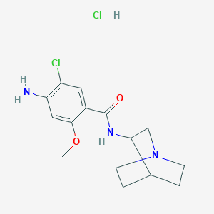 molecular formula C15H20ClN3O2.HCl B019045 Zacopride hydrochloride CAS No. 101303-98-4