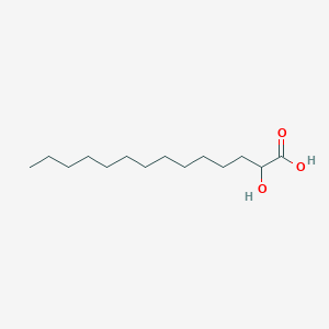 molecular formula C14H28O3 B190465 2-Hydroxytetradecanoic acid CAS No. 2507-55-3