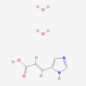 molecular formula C6H10N2O4 B190492 Urocanic acid CAS No. 104-98-3