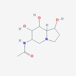 N-(1,7,8-Trihydroxyoctahydroindolizin-6-yl)acetamide