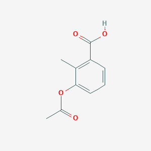 molecular formula C10H10O4 B019051 3-Acetoxy-2-methylbenzoic acid CAS No. 168899-58-9