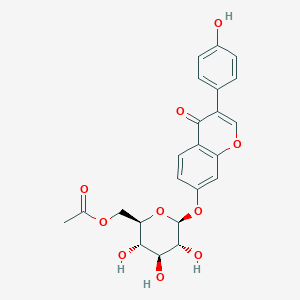 molecular formula C23H22O10 B190512 6''-O-Acetyldaidzin CAS No. 71385-83-6