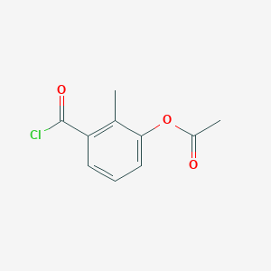 molecular formula C10H9ClO3 B019052 3-Acetoxy-2-methylbenzoyl Chloride CAS No. 167678-46-8