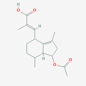 molecular formula C17H24O4 B190520 Acetylvalerenolic acid CAS No. 81397-67-3