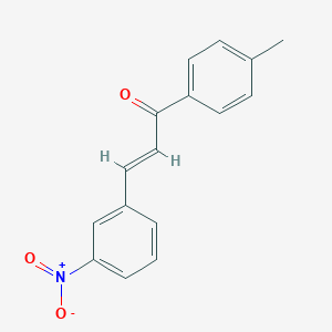 molecular formula C16H13NO3 B190549 1-(4-Methylphenyl)-3-(3-nitrophenyl)prop-2-en-1-one CAS No. 85507-69-3
