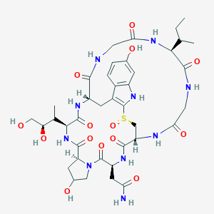 molecular formula C39H54N10O14S B190558 Alpha-Amanitin CAS No. 23109-05-9