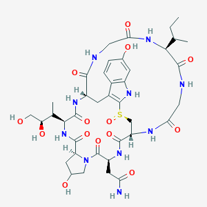 molecular formula C39H54N10O14S B190558 alpha-Amanitin CAS No. 23109-05-9